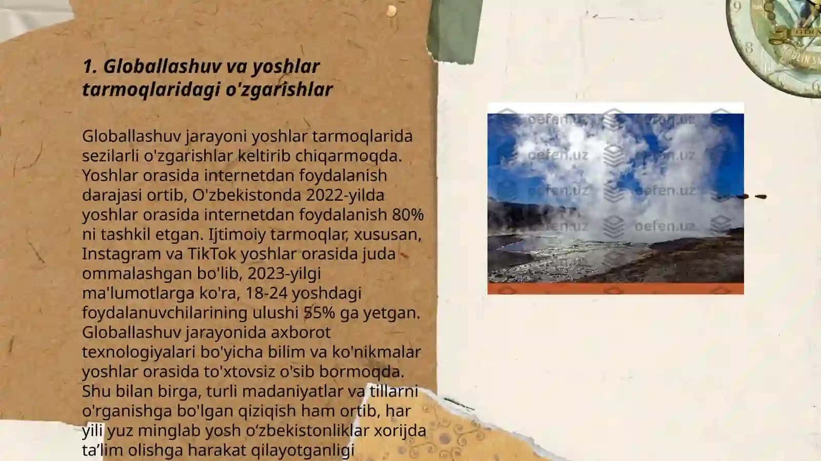 Globallashuv jarayonida yoshlar ongiga ta'sir etuvchi omillar 3