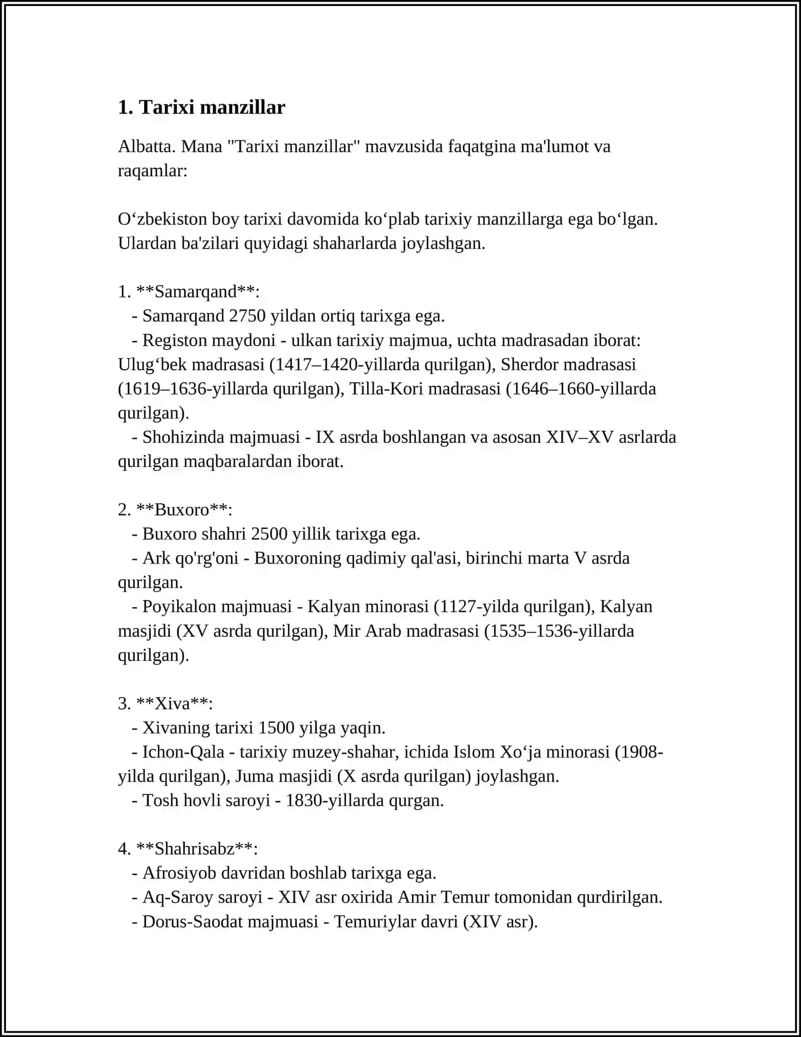 CHAN 'AN QADIMGI XITOY SHAHRI XAQIDA 3