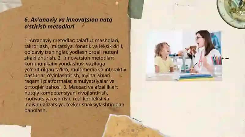 Bolalarning tovushlar talaffuzini tekshirish metodikalarini o'rganish 3