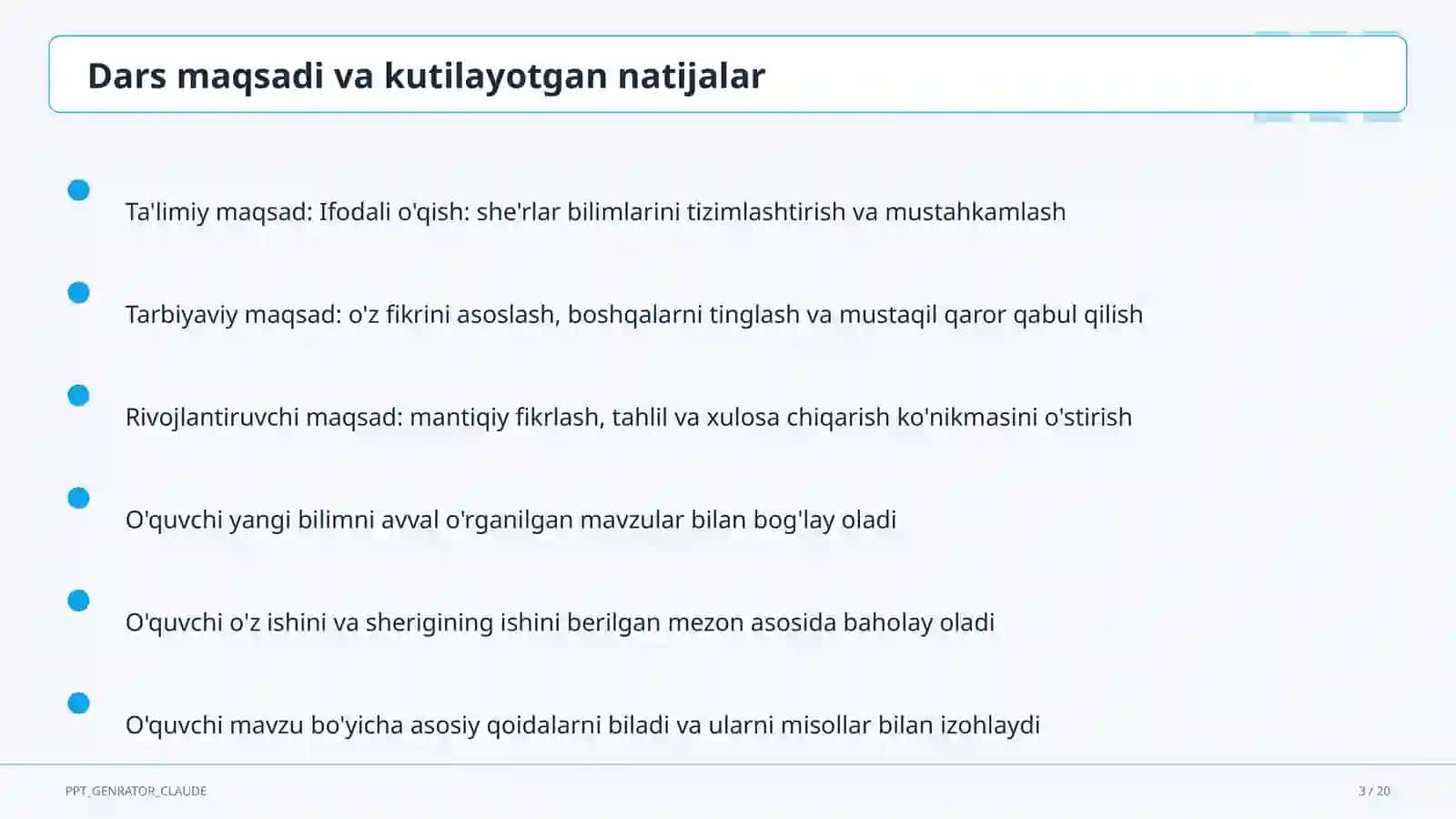 Ifodali o'qish: she'rlar (2-sinf) 3