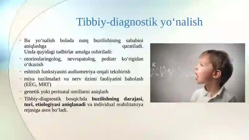 Og‘ir nutq nuqsoniga ega bo‘lgan bolalarning kompleks reabilitatsiya qilishning yo‘nalishlari 3