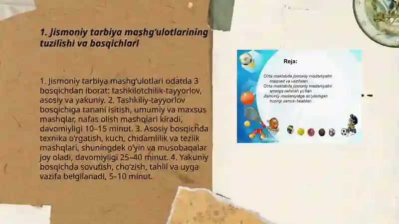 Jismoniy tarbiya mashg’ulotlarining tuzilishi va mazmuni 3