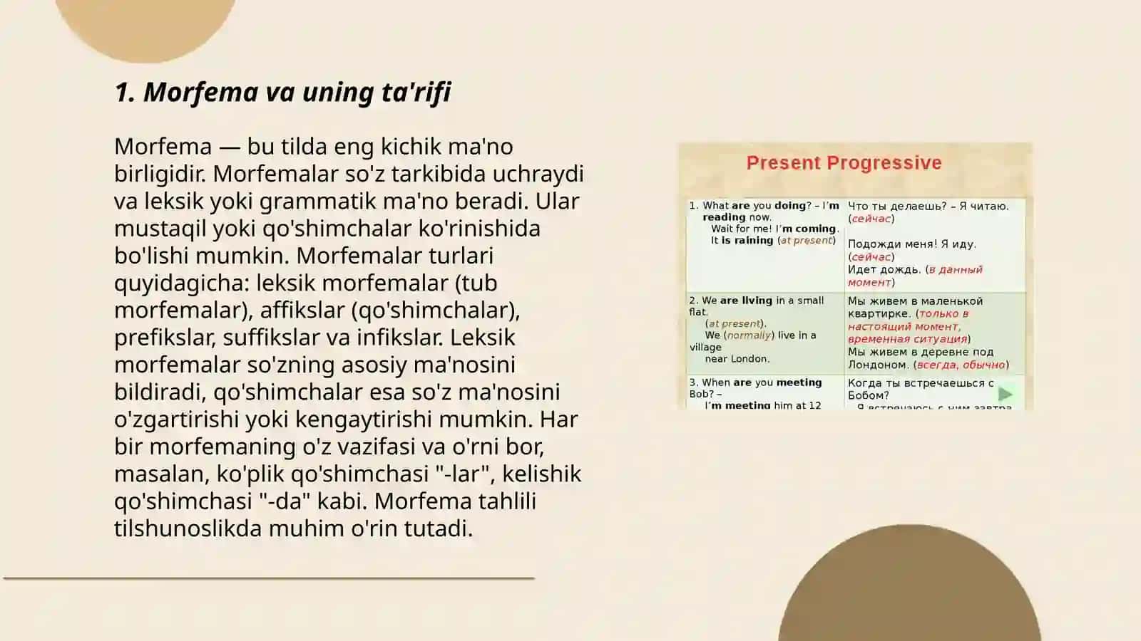 Morfema va uning turlari 3