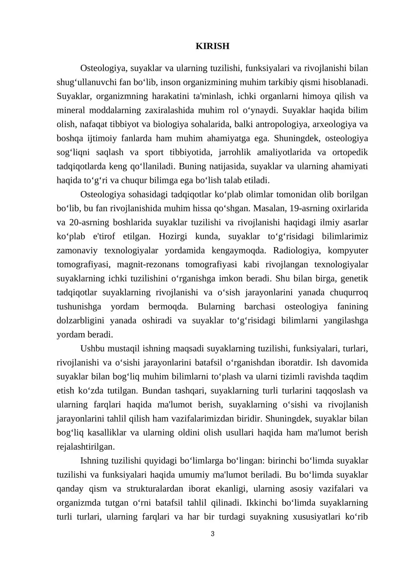 Osteologiya. Suyaklar haqida umumiy maʼlumot 3