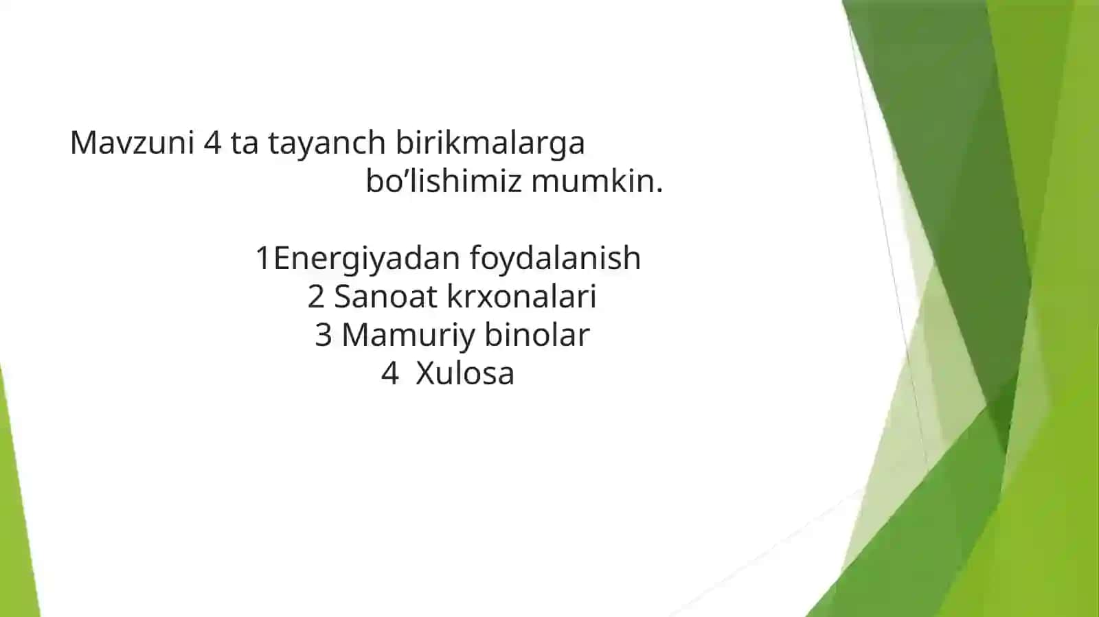 SANOAT KORXONALARMA’MURIYBINOLARIDA ENERGIYADAN OQILONA FOYDALANISH 3