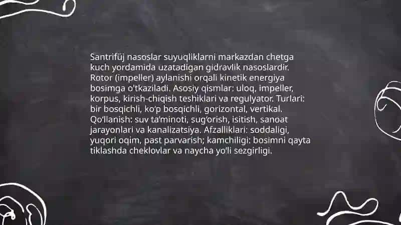 Santrifüj nasoslar 3