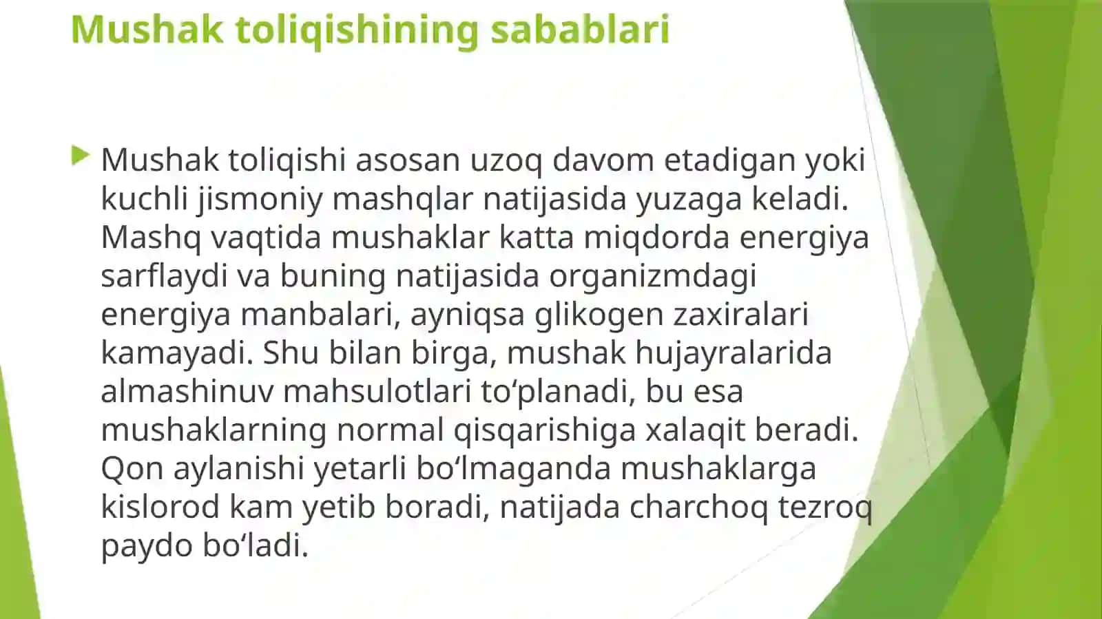 Mushaktoliqishi, damolishivatiklanishjarayonlari 3