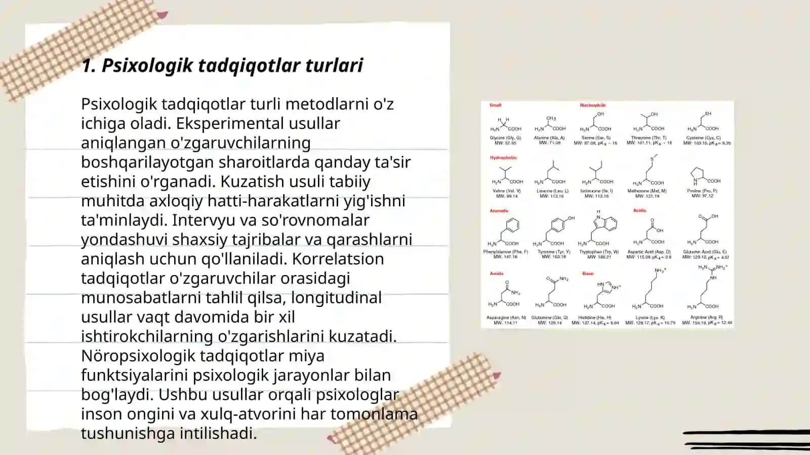 Psixologik Tadqiqot tarkibi va mantiqiy izchilligi 3