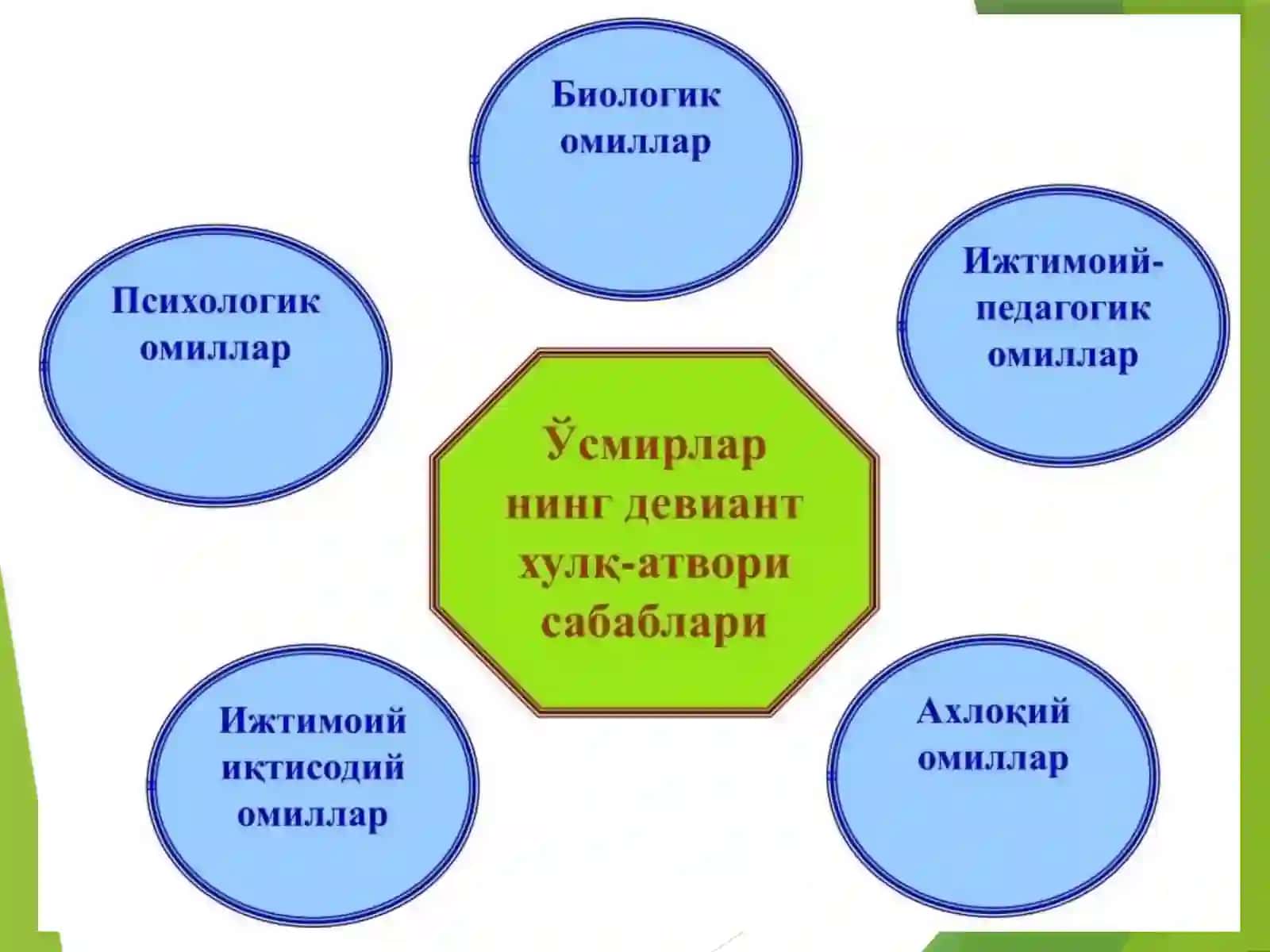 Девиант хулқ атвор тушунчаси 3