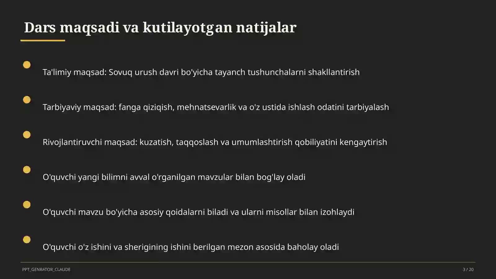 Sovuq urush davri (10-sinf) 3