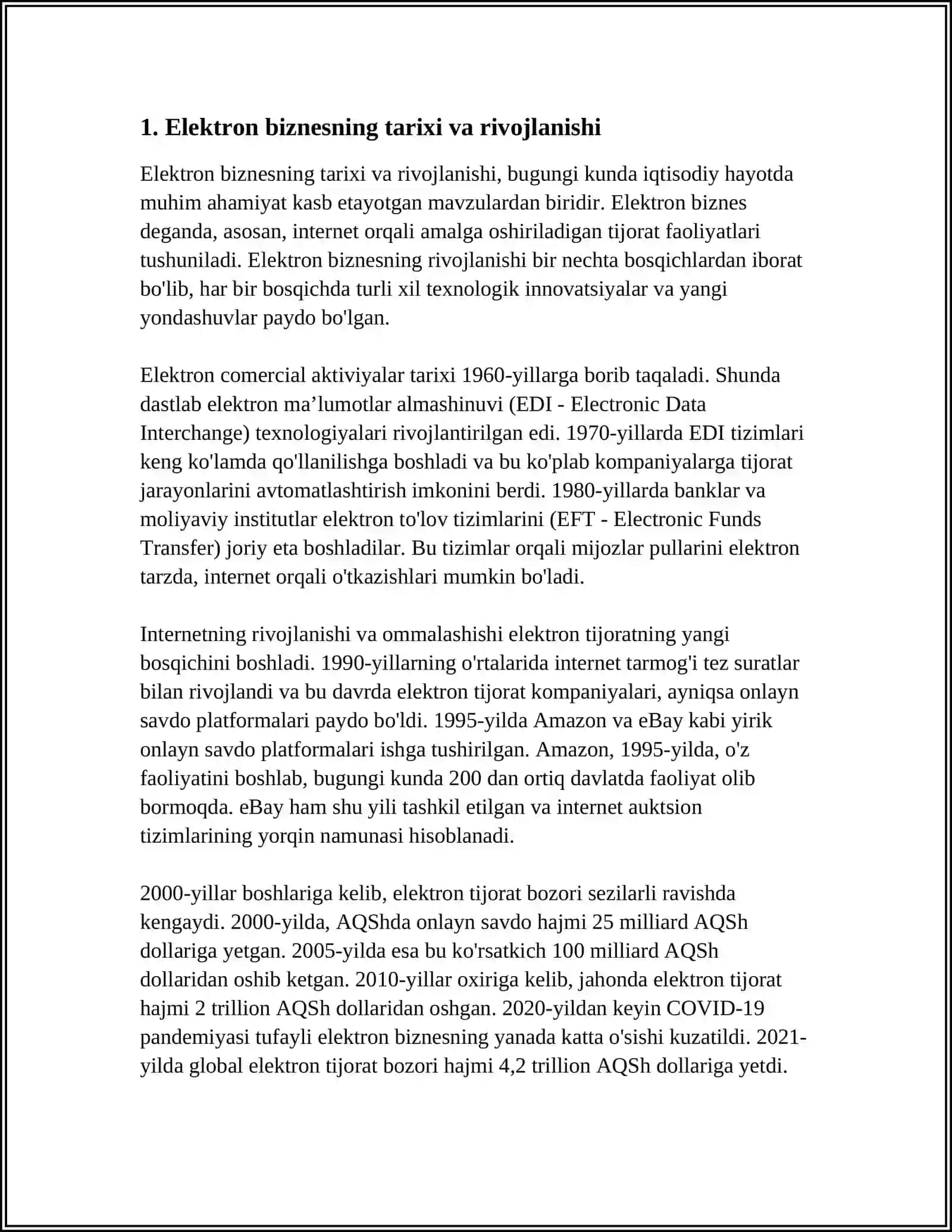 ELEKTRON BIZNES VA MOBIL TIJORAT TEXNALOGIYALARI 3
