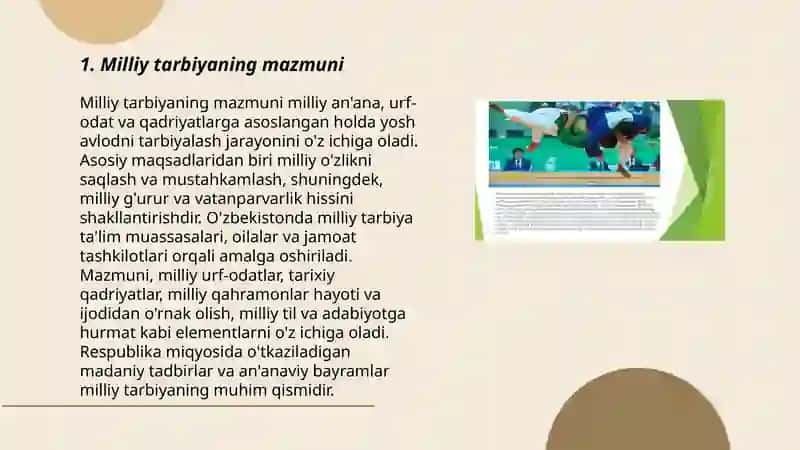 Milliy Tarbiya Avloddan-Avlodga O'tuvchi Milliy Madaniyat Vositasi 3