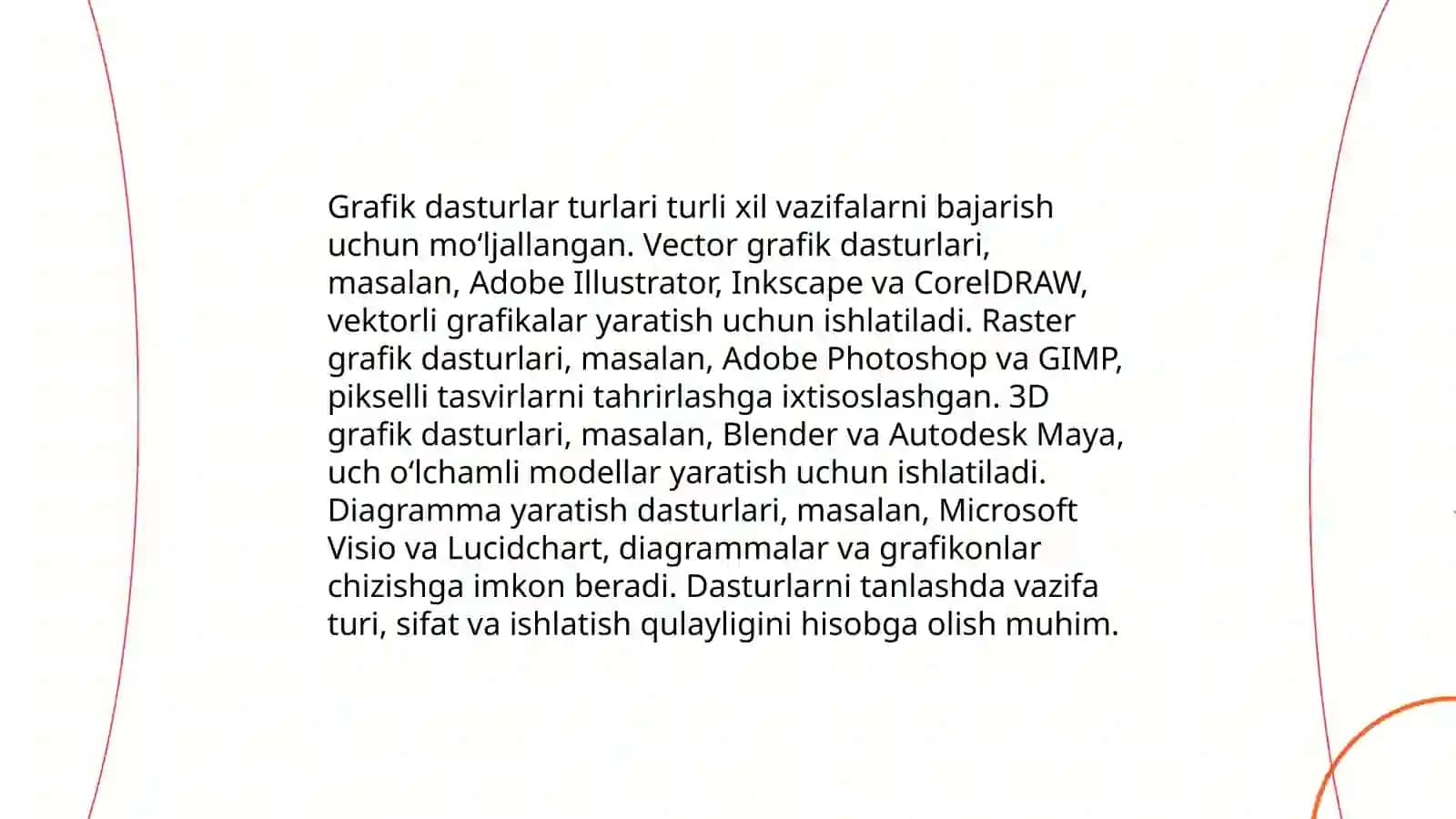 Grafik dasturlar bilan ishlash 3