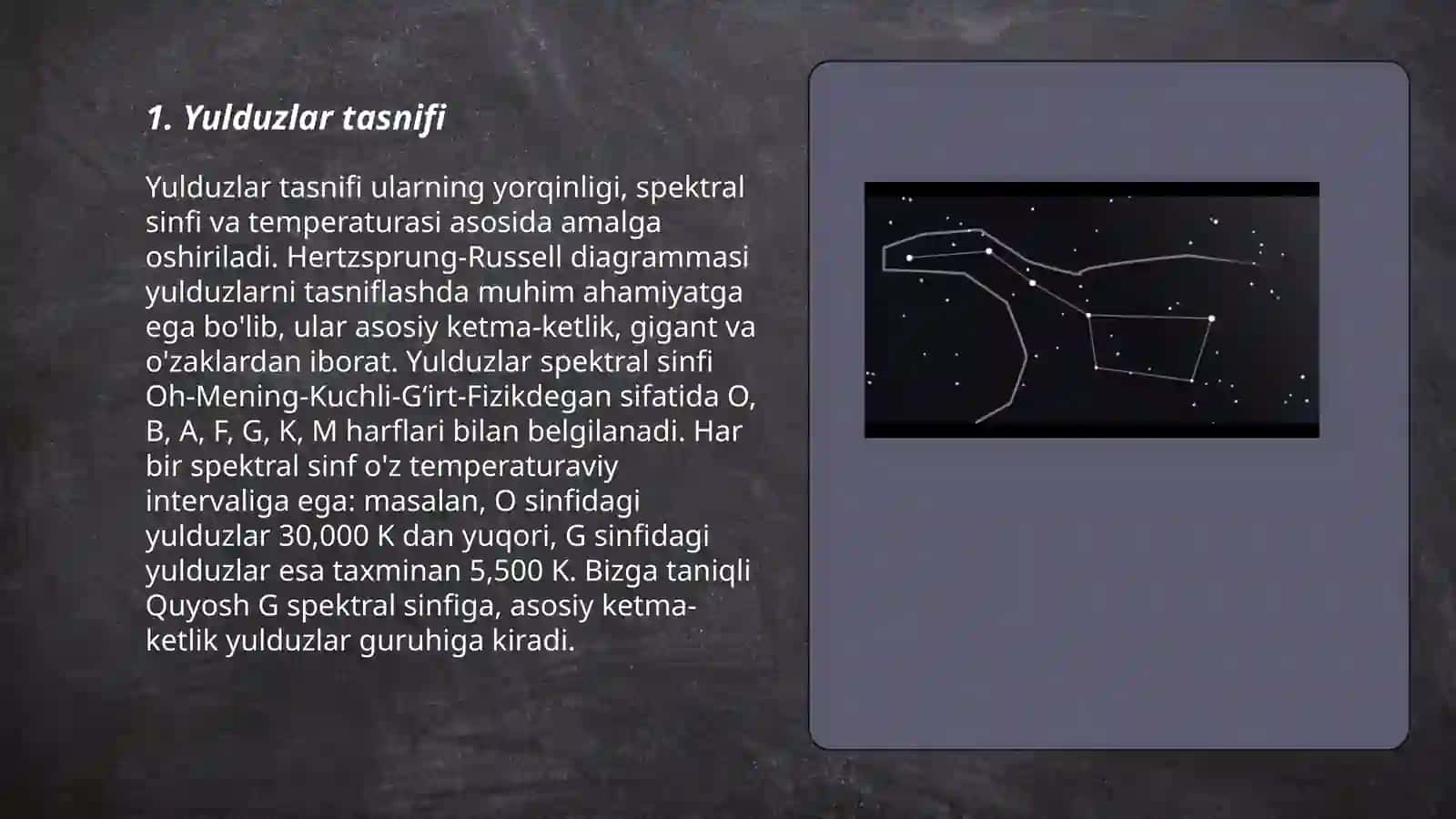 Yulduzlar va yulduz turkumlari 3