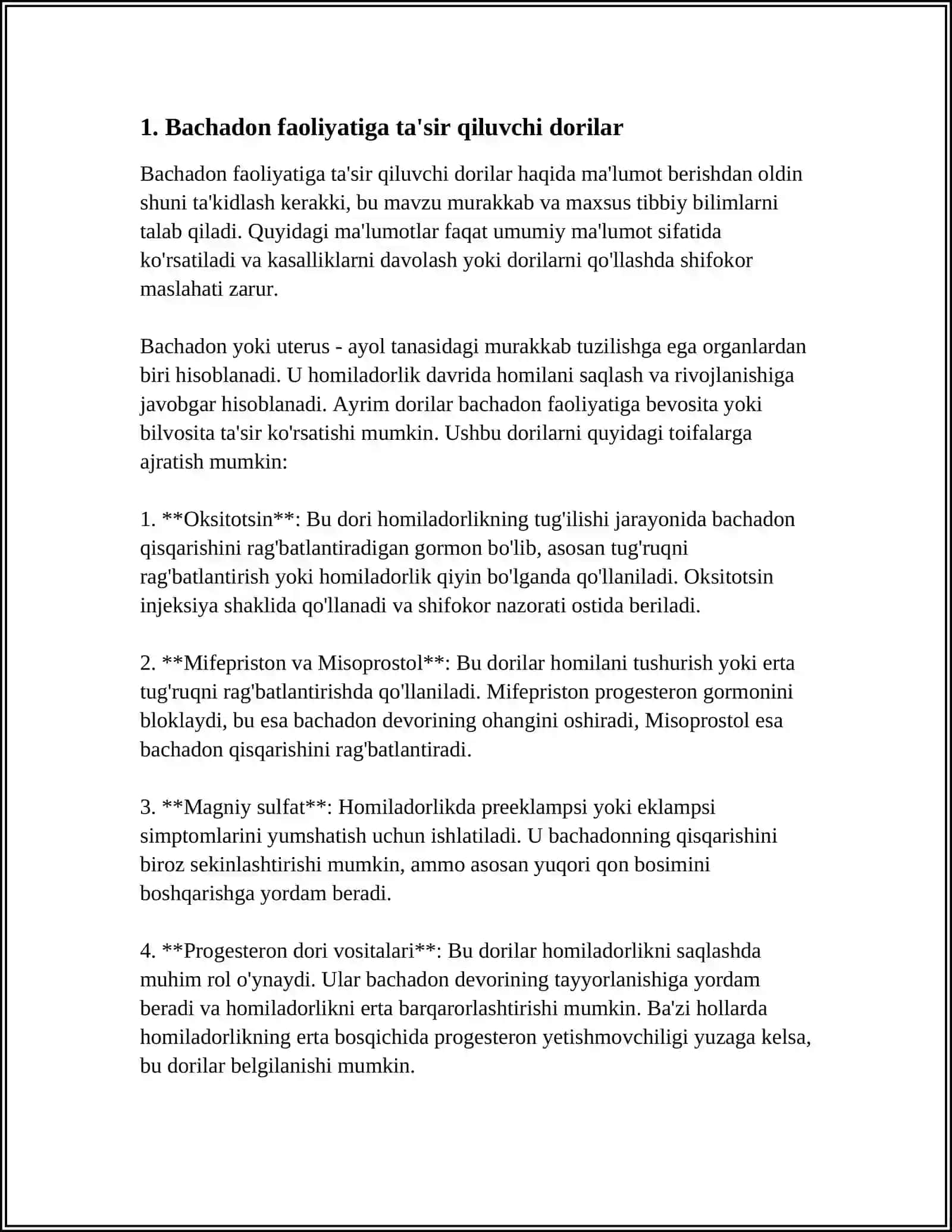 TOSHKENT TIBBIYOT TEXNIKUMI REFERAT 3