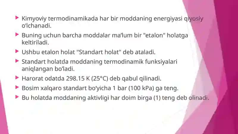 Moddalarning standart holatdagi aktivligi 3