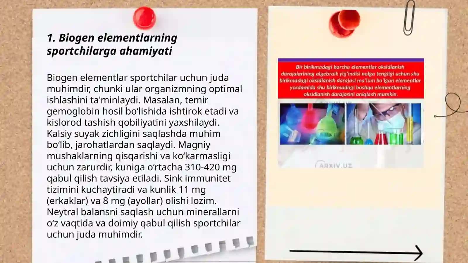 Biogen elementlar sportchilar uchun 3