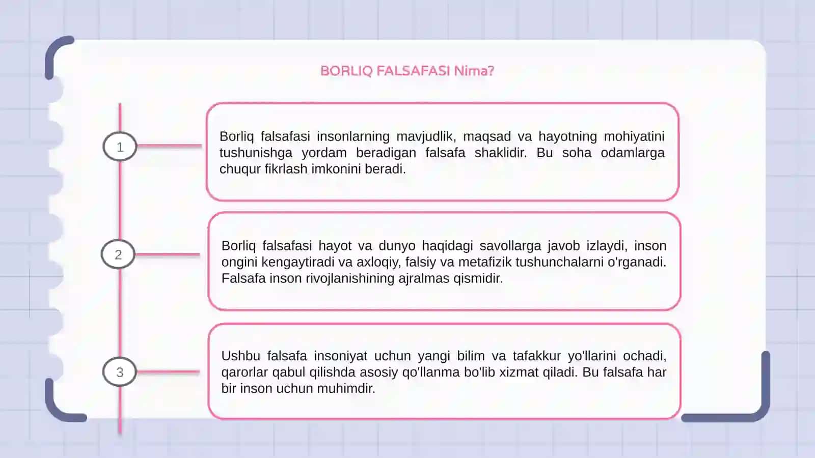 BORLIQ FALSAFASI 3