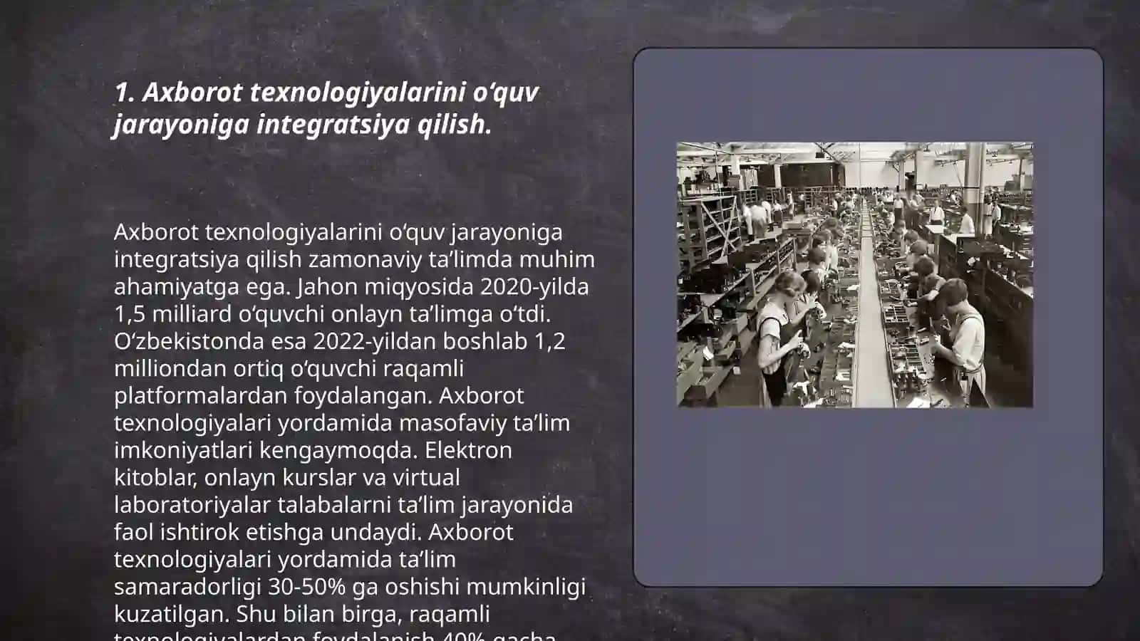 Pedagogik taʼlim jarayonida oʻqituvchining zamonaviy axborot texnologiyalaridan samarali foydalanish - Rahmatova Ozoda 3