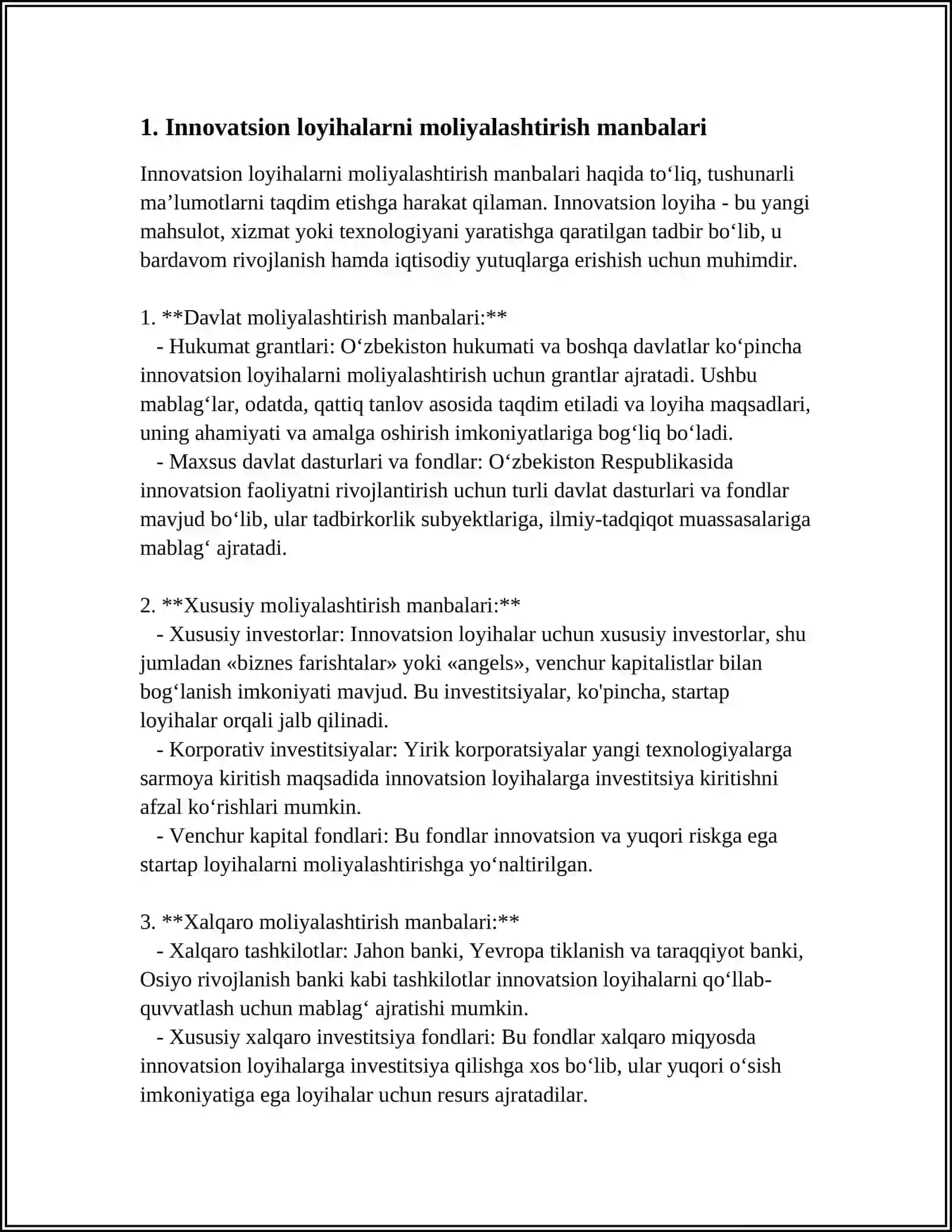 INNOVATSIYA FAOLIYATINI MOLIYALASHTIRISH 3