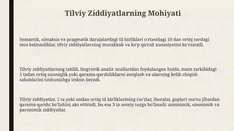 Til Tasnifining Turlari 3