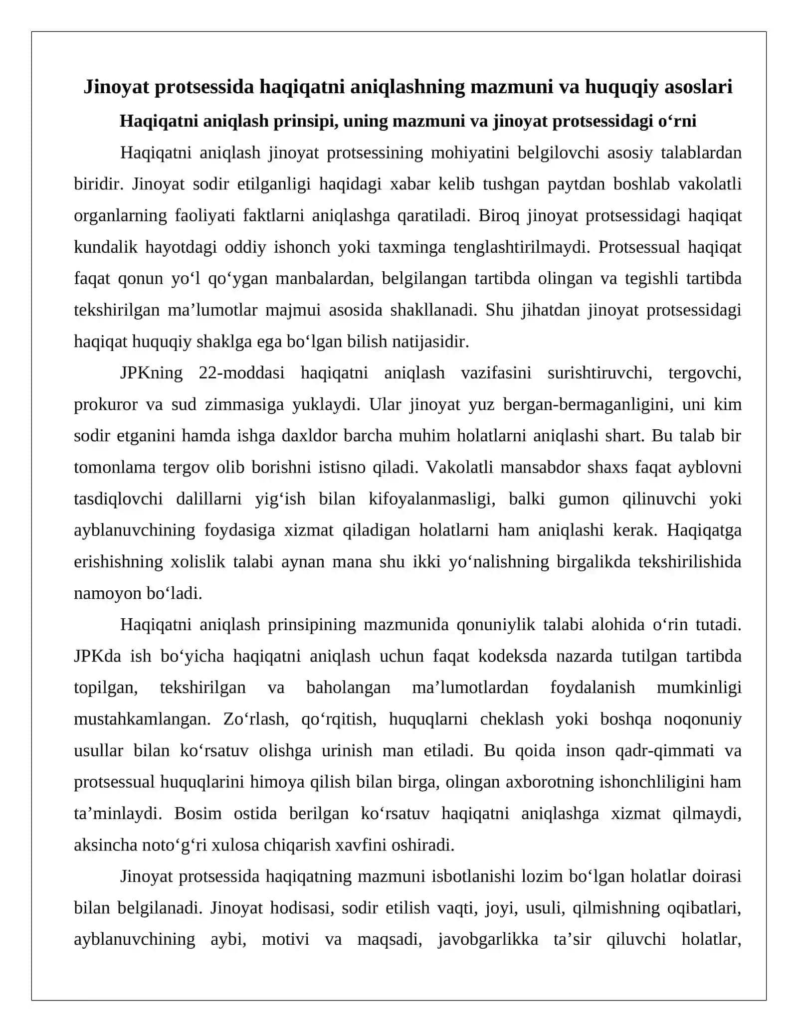 Haqiqatni aniqlash – isbotlashning maqsadi 3