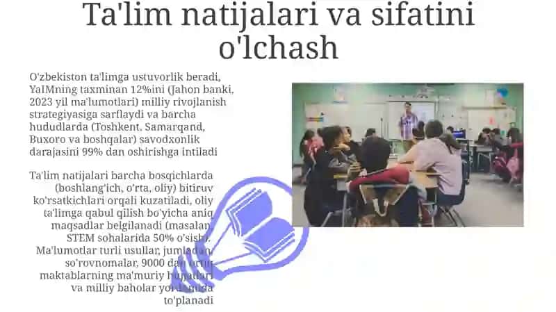 Ta'lim Natijalari va Sifatini O'lchash 3