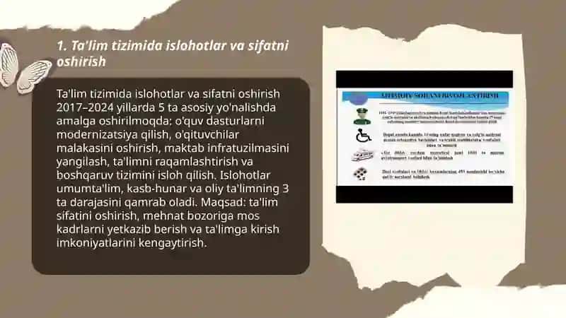 Ta'lim tizimida islohotlar va sifatni oshirish 3