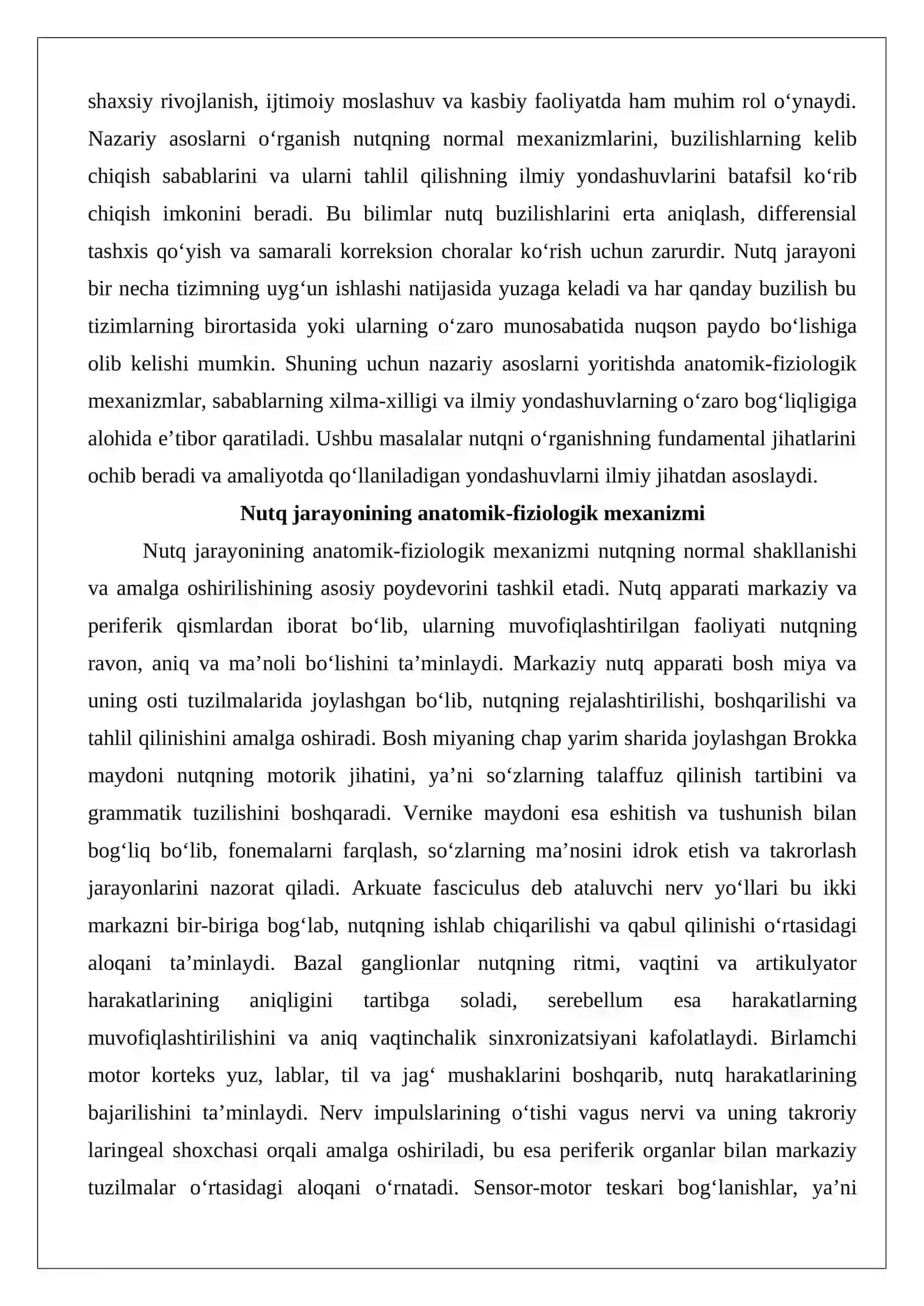 Nutq buzilishlarining tasnifi 3