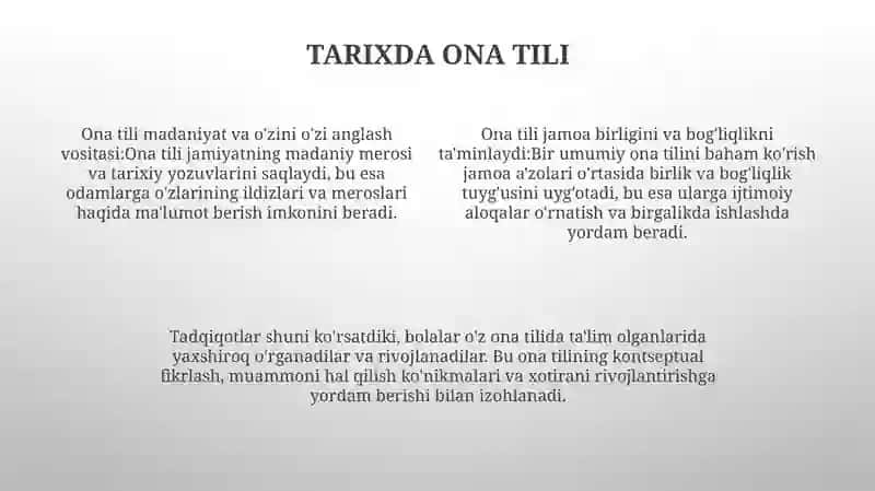 Ona Tili Va Uning Jamiyatda Tutgan O'Rni 3