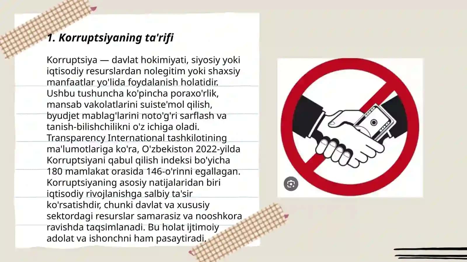 Korruptsiyaning mohiyati va oqibatlari 3
