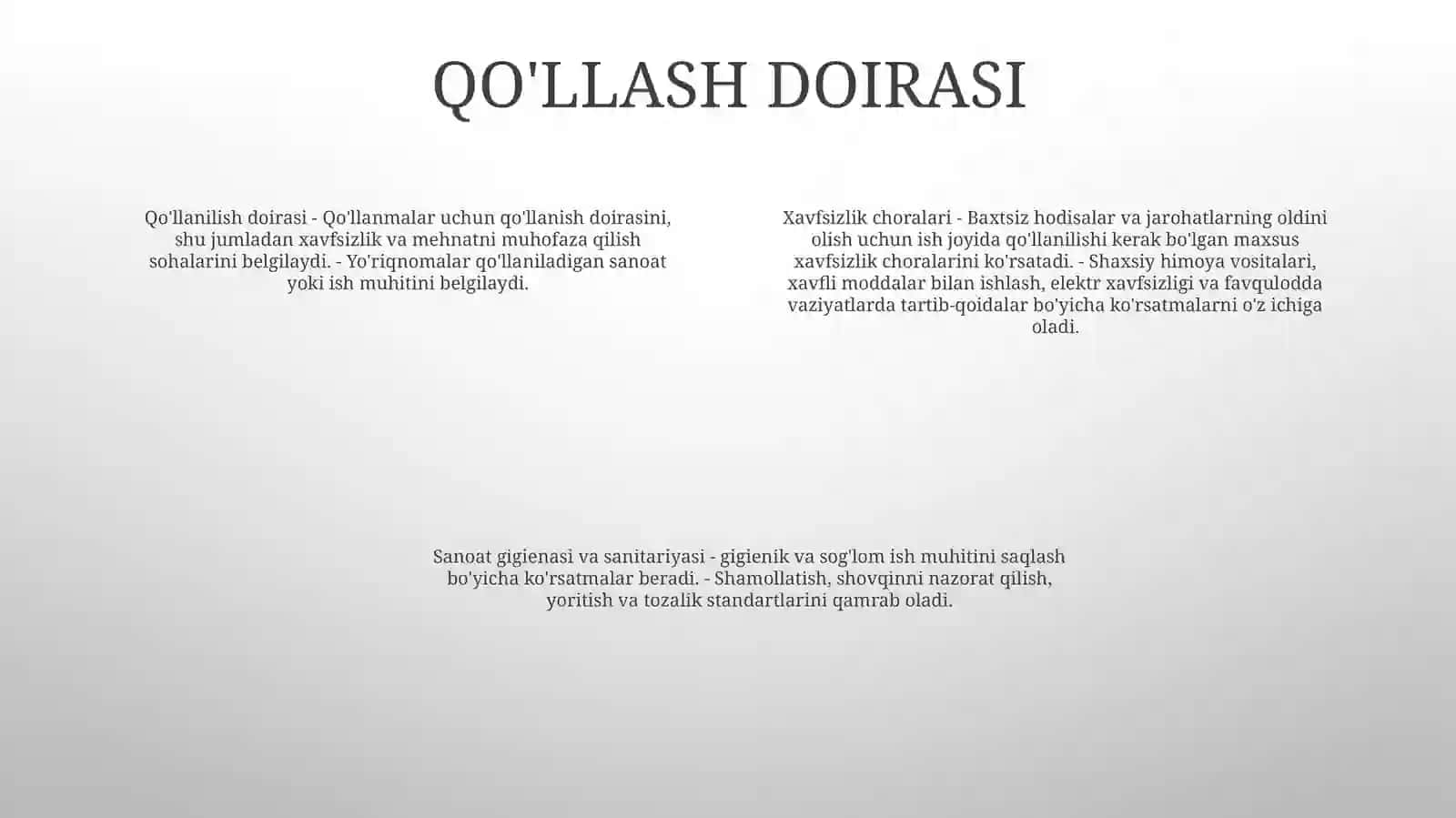 Xavfsizlik Texnikasi Va Ishlab Chiqarish Sanitariyasi BõyichaKõrsatmalarTuzish 3