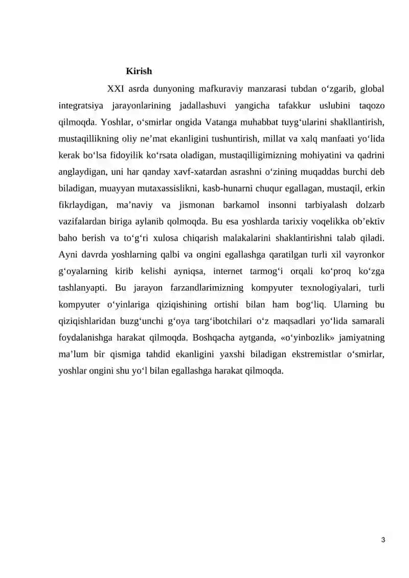 Virtual o’yinlarning asoratlari va Virtual tutqunlikka qarshi 3