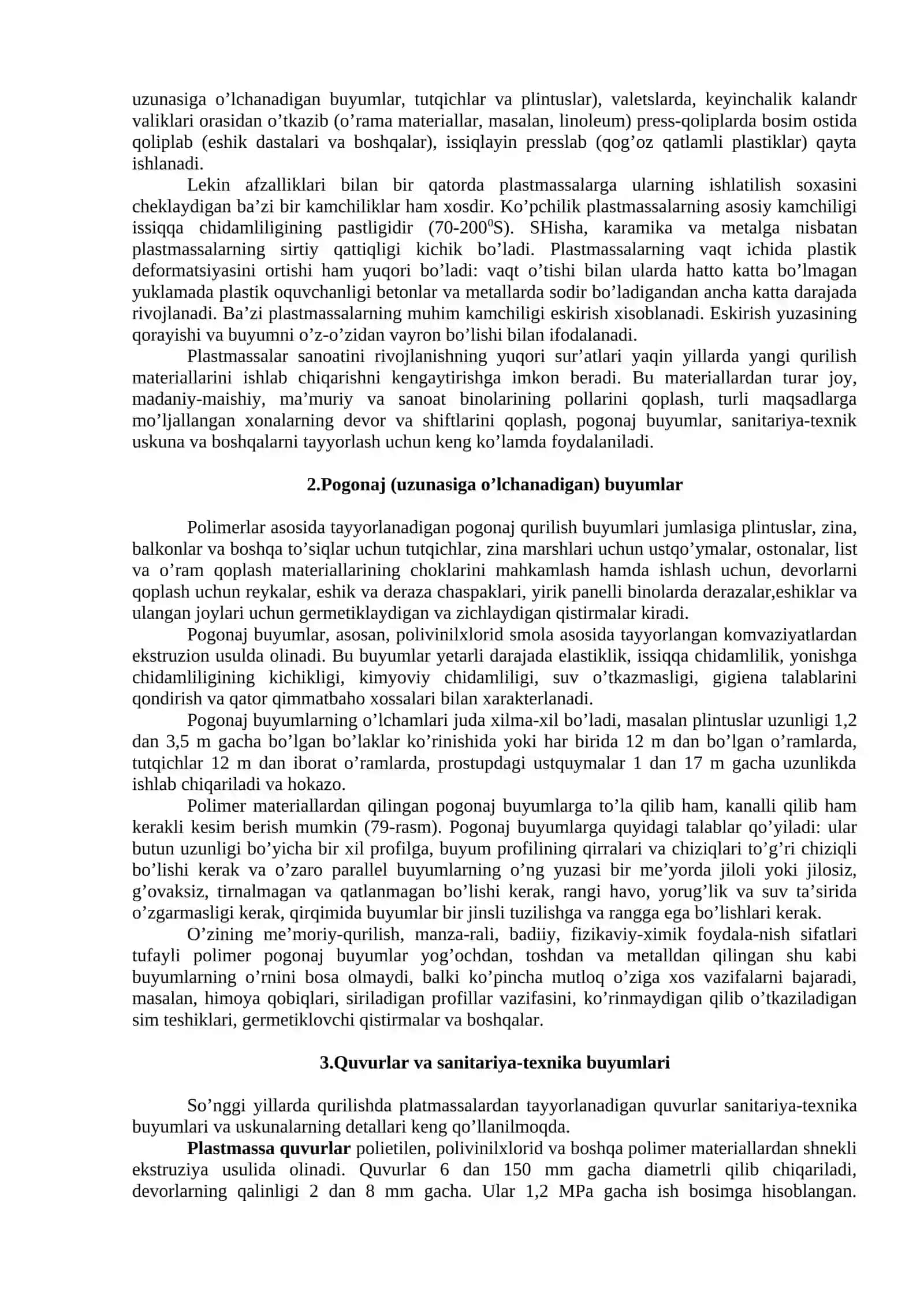 PLASTMASSA MATERIALLARI VA BUYuMLARI 3