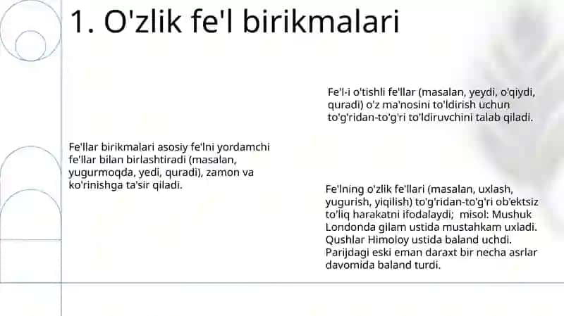 Òtimli va òtimsiz fellar 3