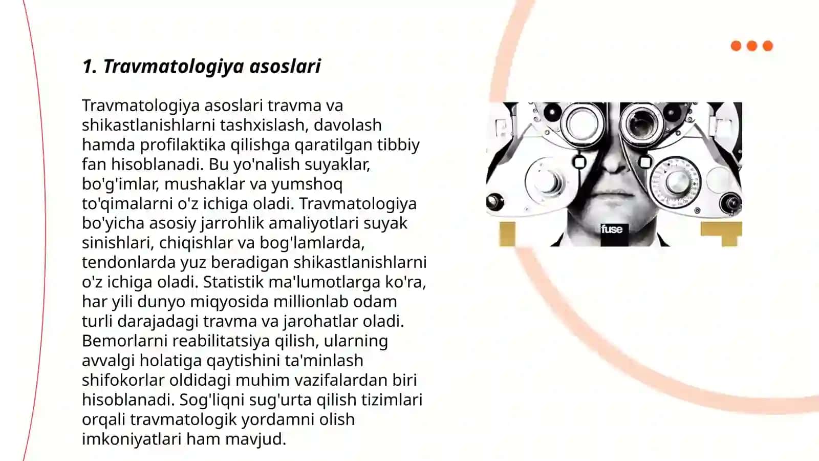 Travmatologiya haqida tushuncha 3