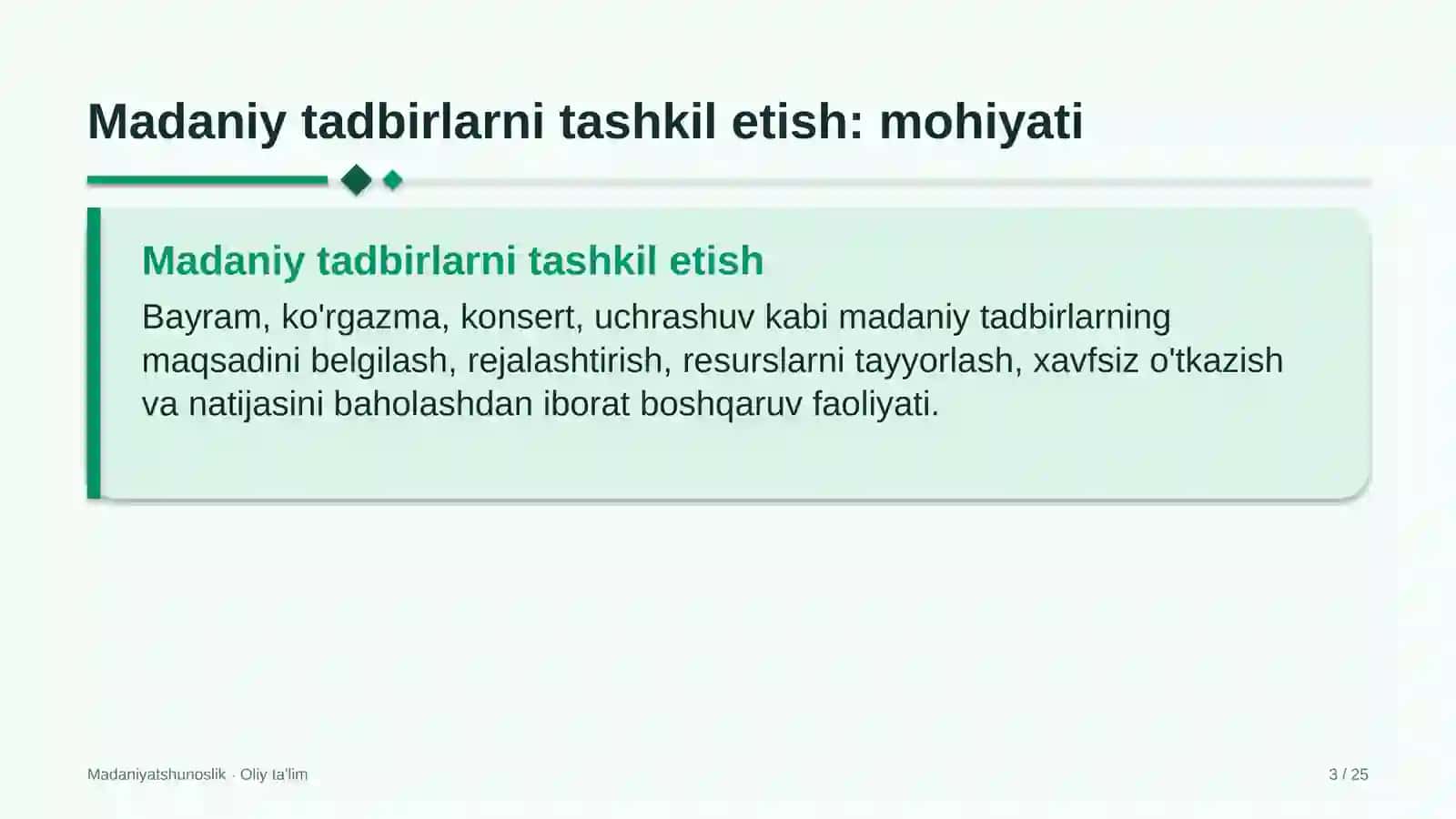 Buxgalteriya xizmatlarida madaniy tadbirlarni tashkil etish 3
