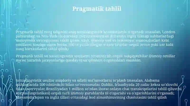 Sotsiolingvistikmetodlar 3