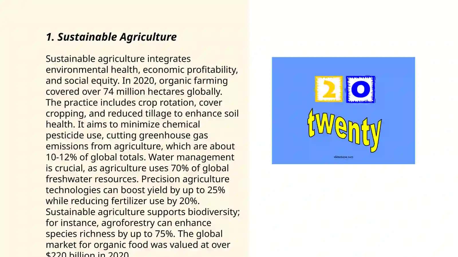 Sustainable Agriculture 3
