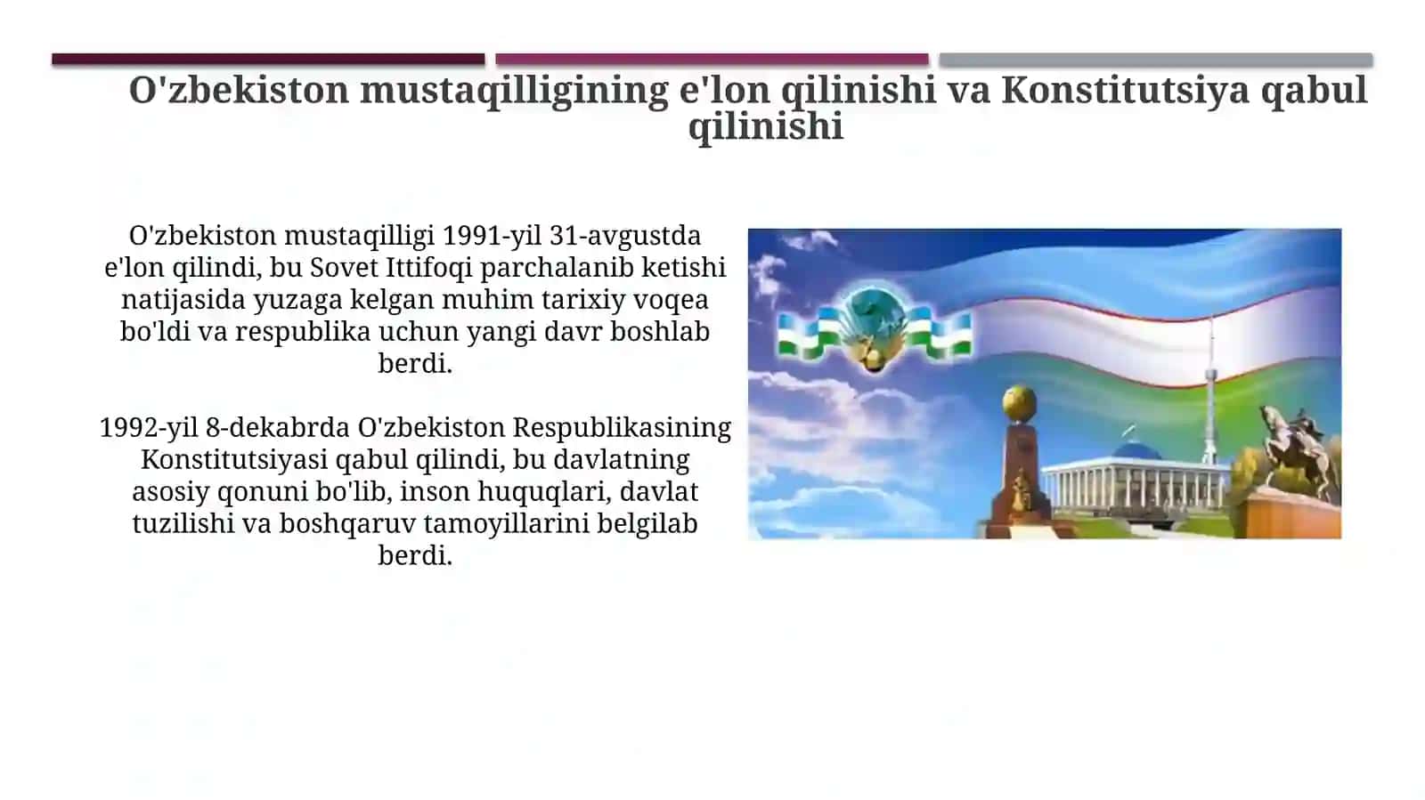 O'zbekistonda demokratik va fuqarolik jamiyati asoslarining shakllanishi 3