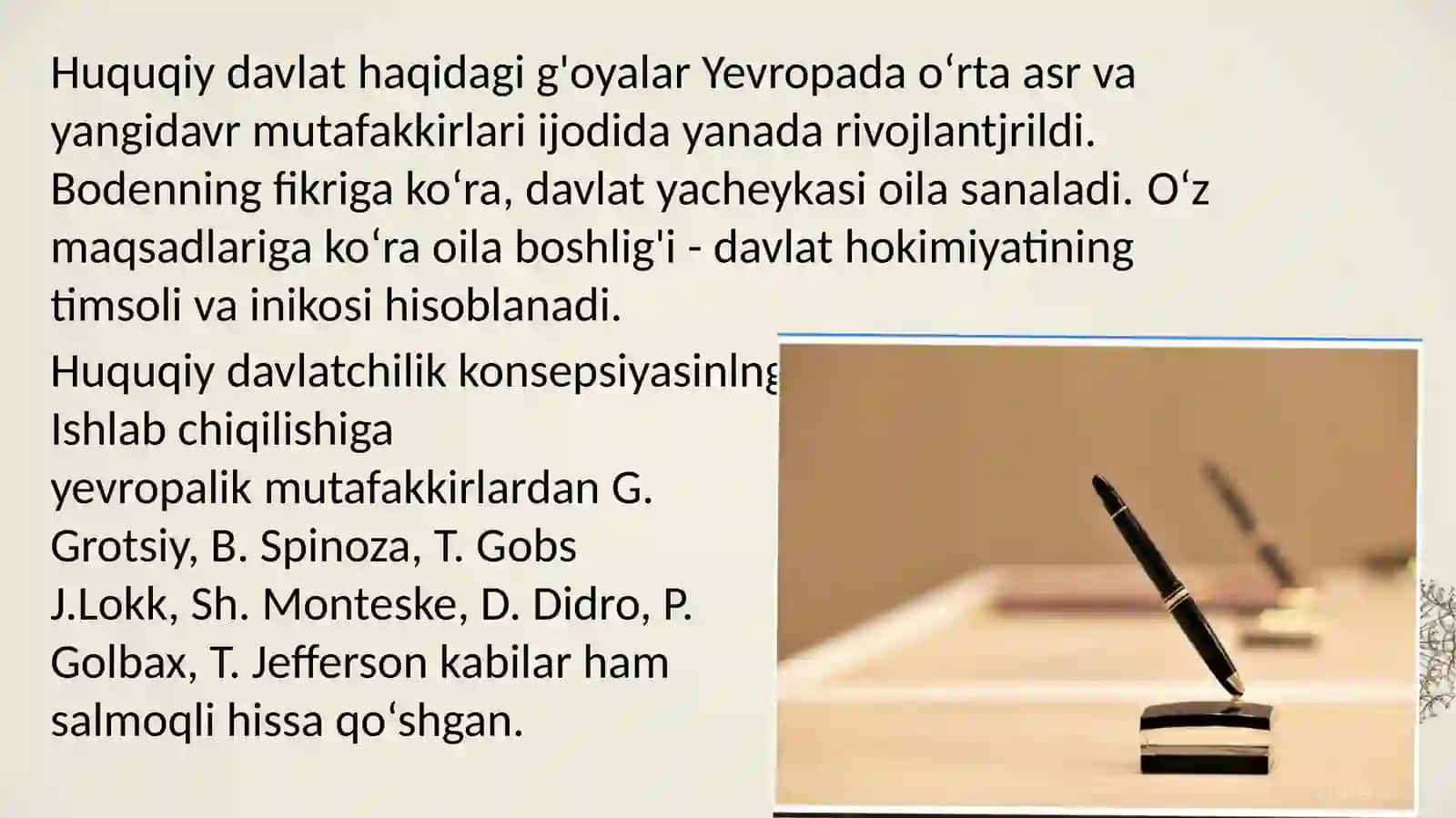 Huquqiy davlatning asosiy belgi va prinsiplari 3