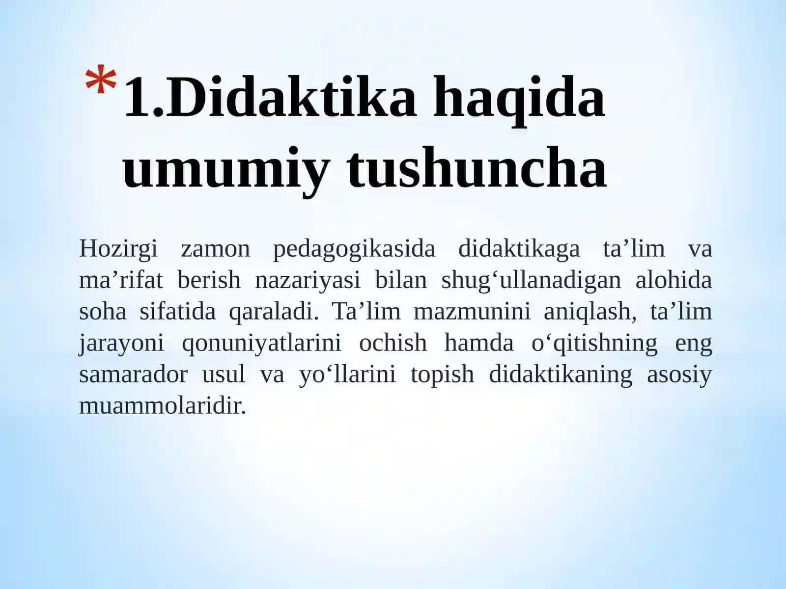 Ta’limning didaktik tizimi 3