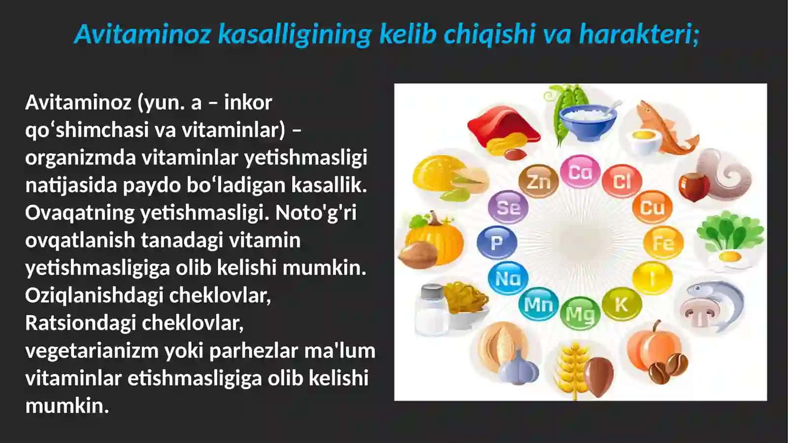 Vitaminlar yetishmasligi sababli kelib chiqadigan kasalliklar 3