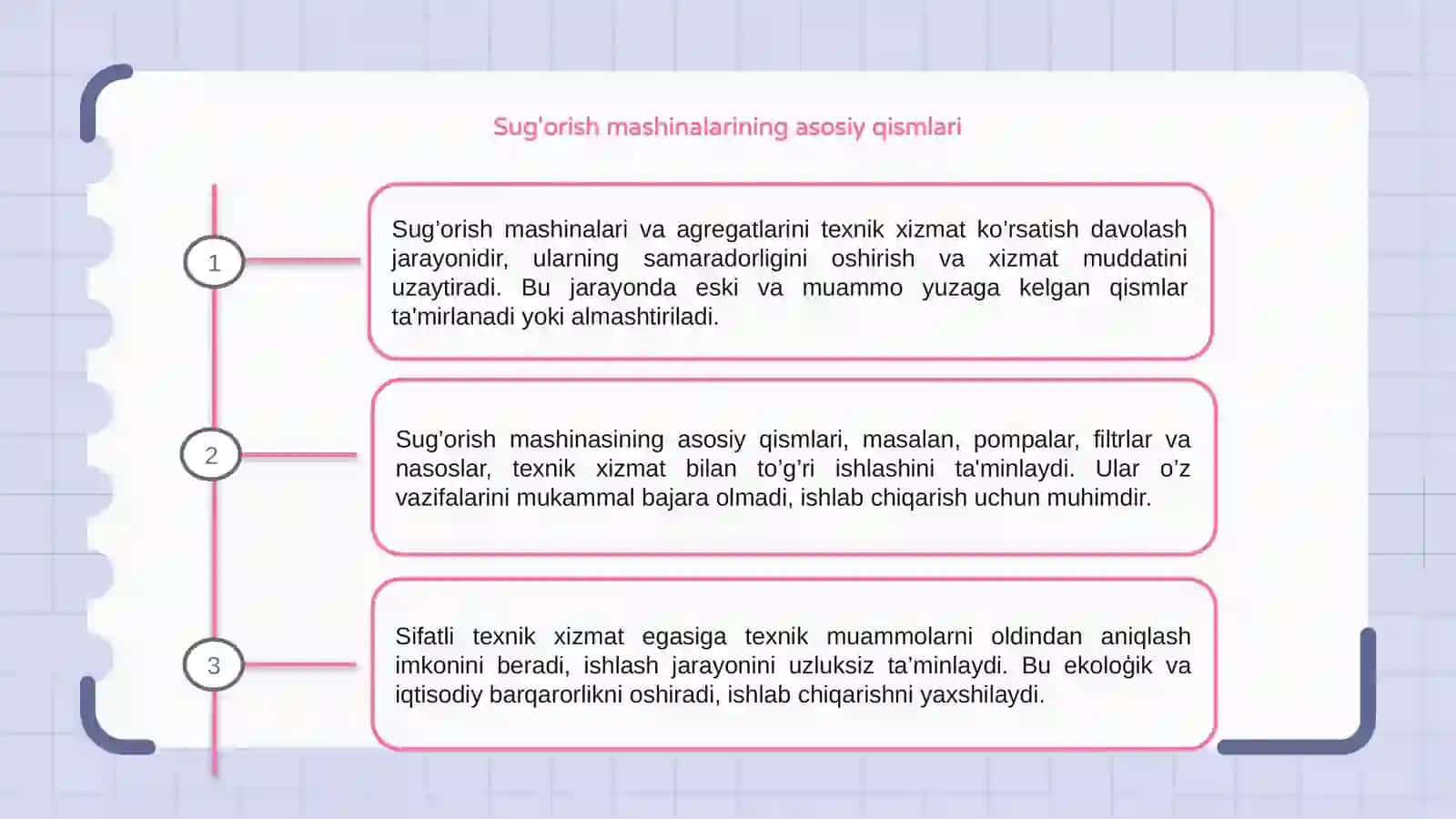 Sug’orish mashina va agregatlariga texnik hizmat korsatish 3
