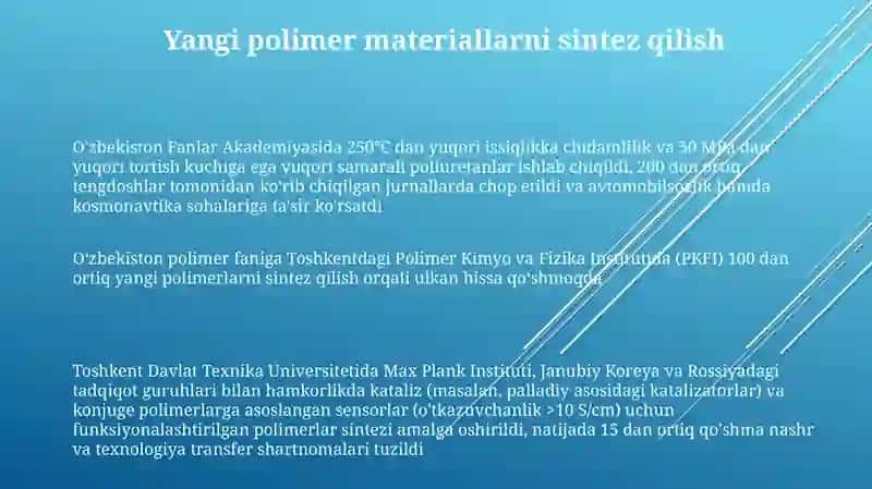 O'zbek polimer tadqiqotining kashshoflari 3