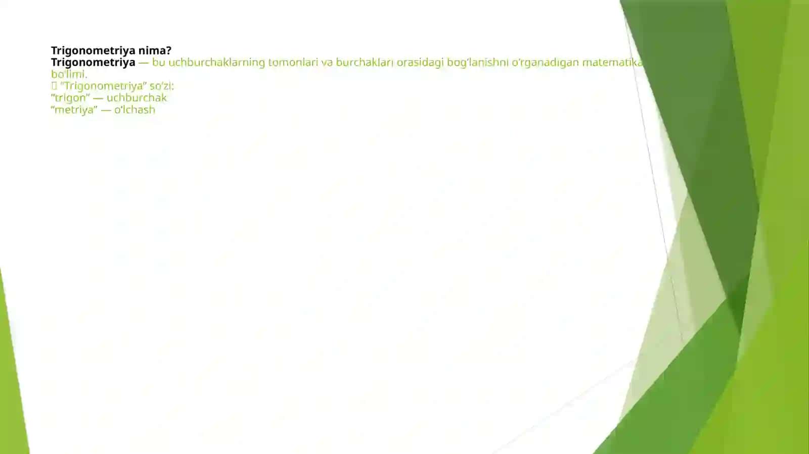 Trigonometriyagakirish 3