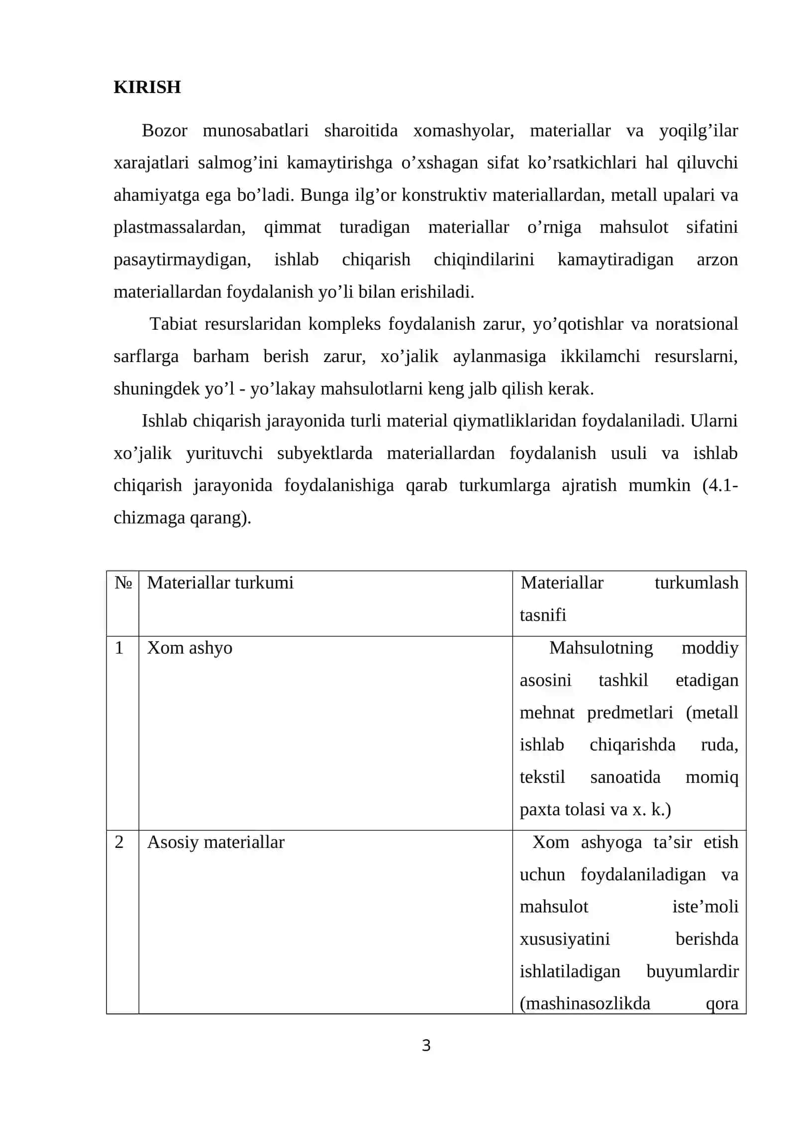 MATERIALLARNI QABUL QILISHNI XUJJATLASHTIRISH MATERIALLARNI OMBORDA VA BUXGALTERIYADA XISOBGA OLISH 3