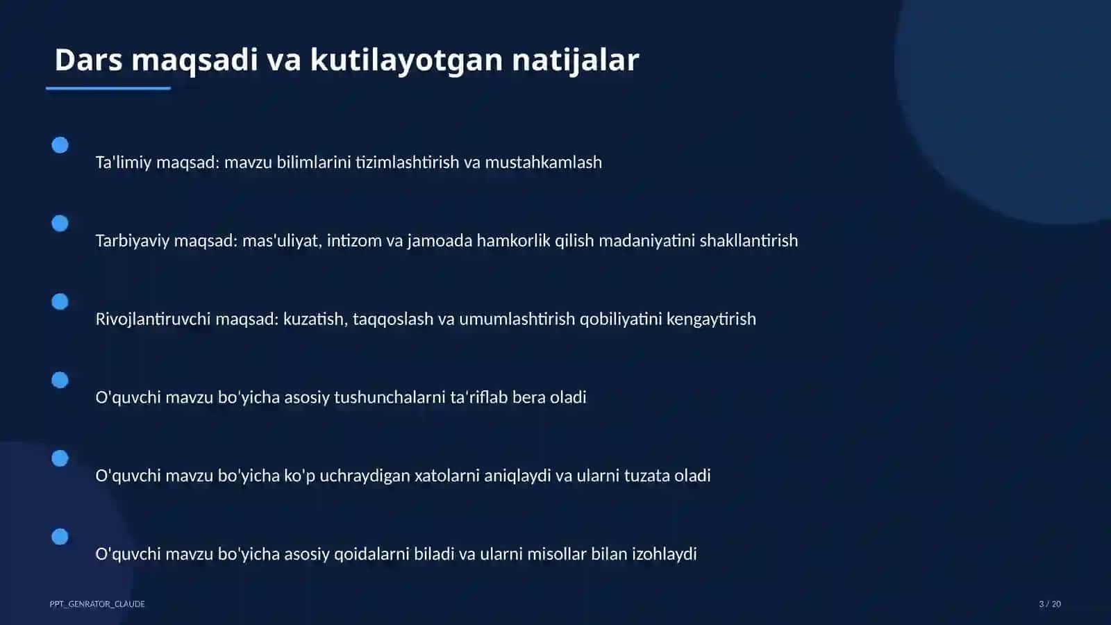 PowerPoint dasturida taqdimot yaratish (7-sinf) 3