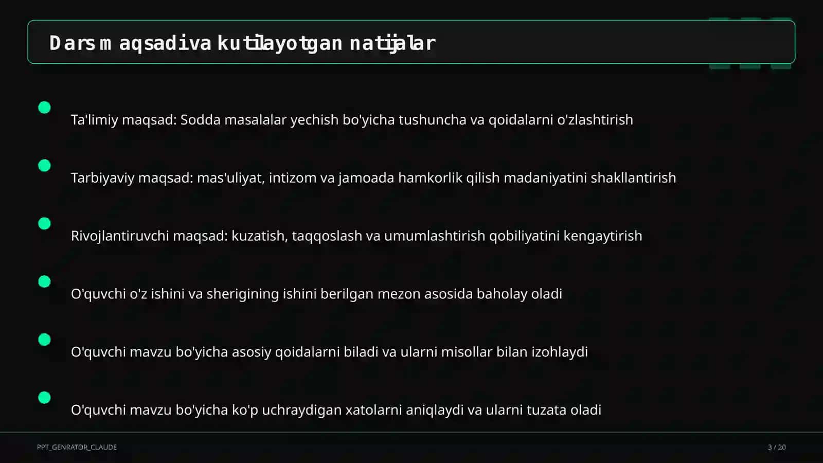 Sodda masalalar yechish (1-sinf) 3