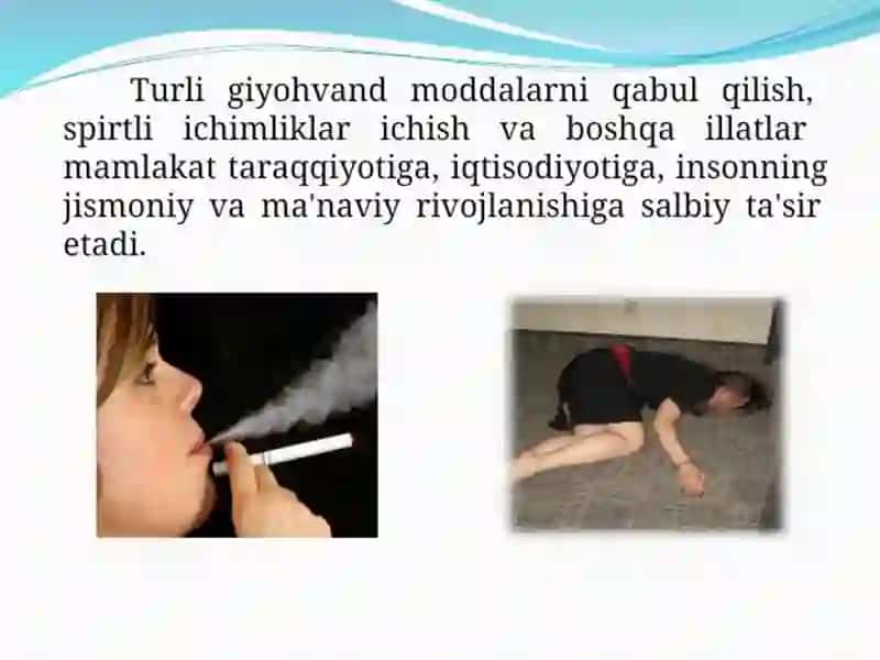 Zararli odatlar 3